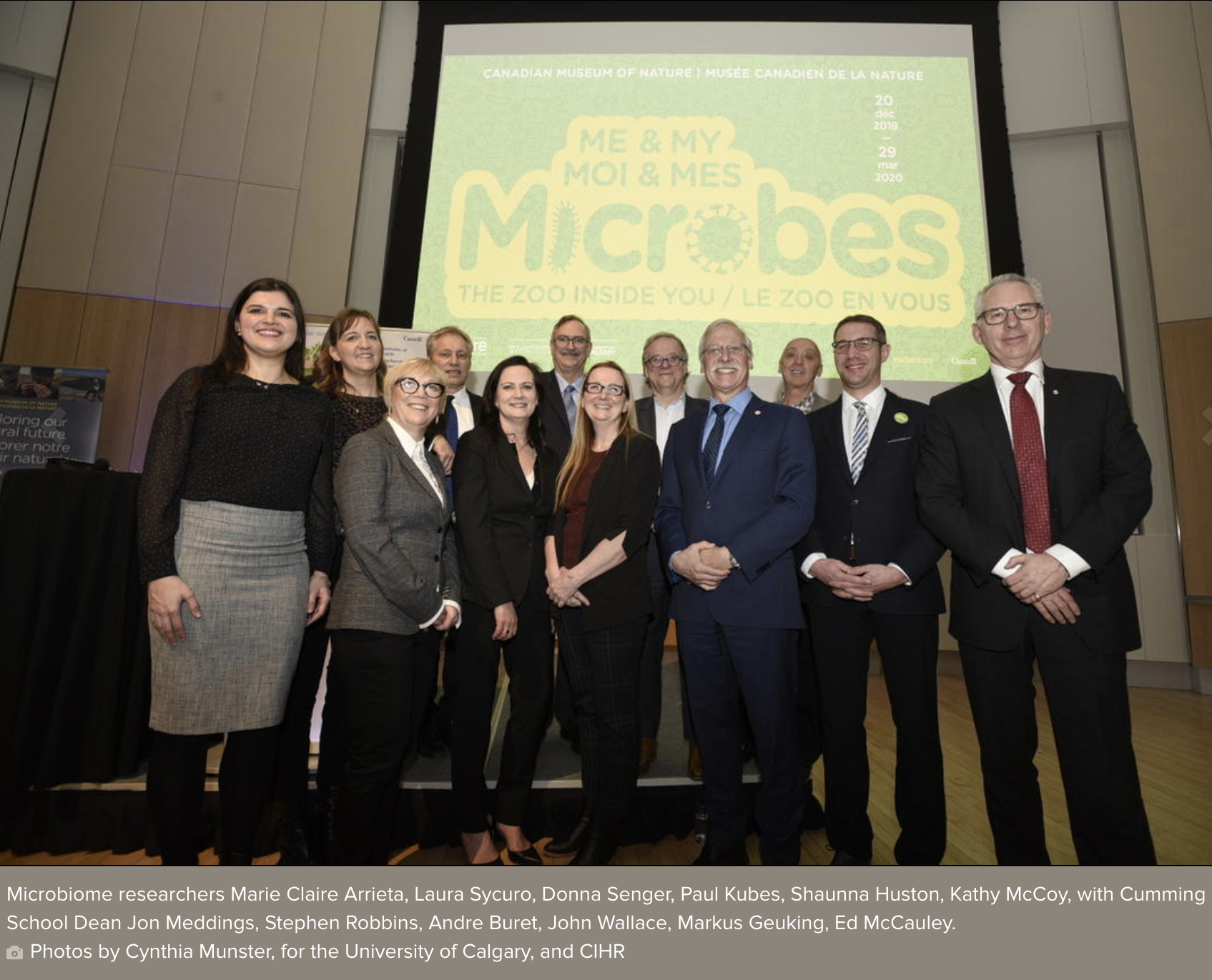 U of C Microbiome Researchers